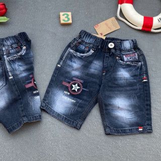 Quần lửng jean cotton cao cấp cho bé trai