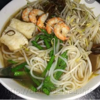 Củ Ngãi bún nấu nước lèo