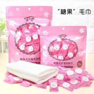 Combo 30 viên khăn giấy ướt hình kẹo