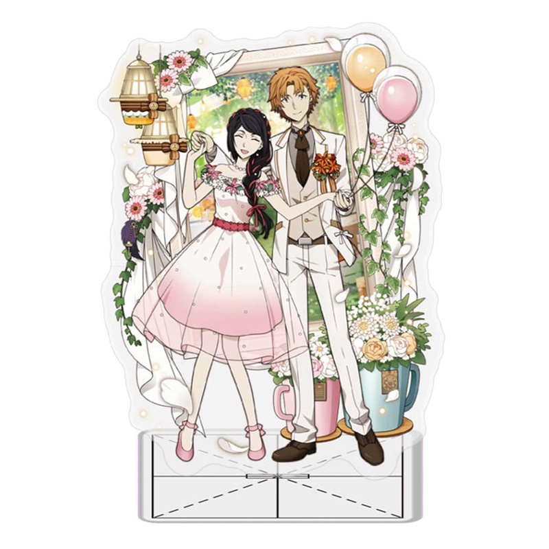Mô hình nhân vật anime Bungou Stray Dogs có giá đỡ trưng bày làm từ acrylic