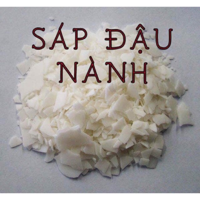 Sáp đậu nành (soy wax)- nguyên liệu làm mỹ phẩm