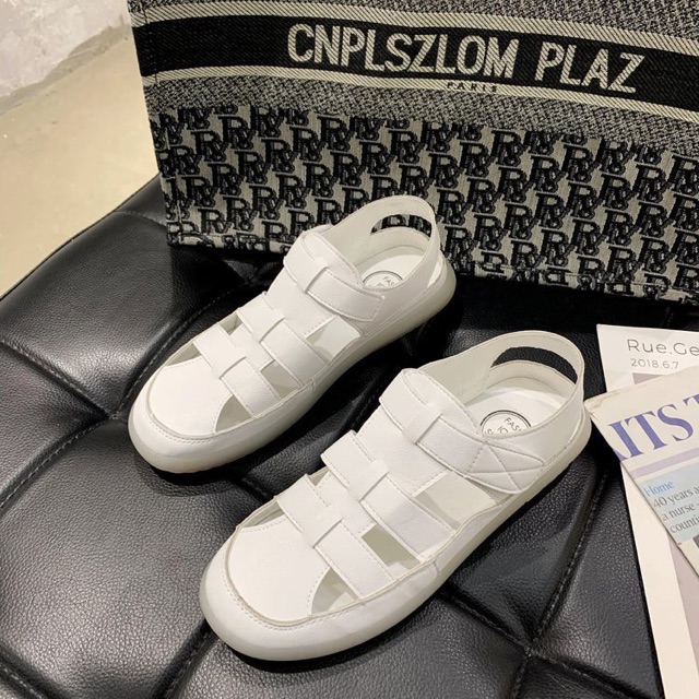 Dép sandal nữ quai da 🌺FREESHIP🌺 đế cầu vồng siêu mềm êm chân