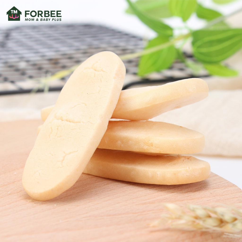 Bánh gạo DẸT hữu cơ Farm to Baby - Bổ sung canxi cho trẻ ăn dặm từ 6 tháng tuổi (20g/gói)- FORBEE