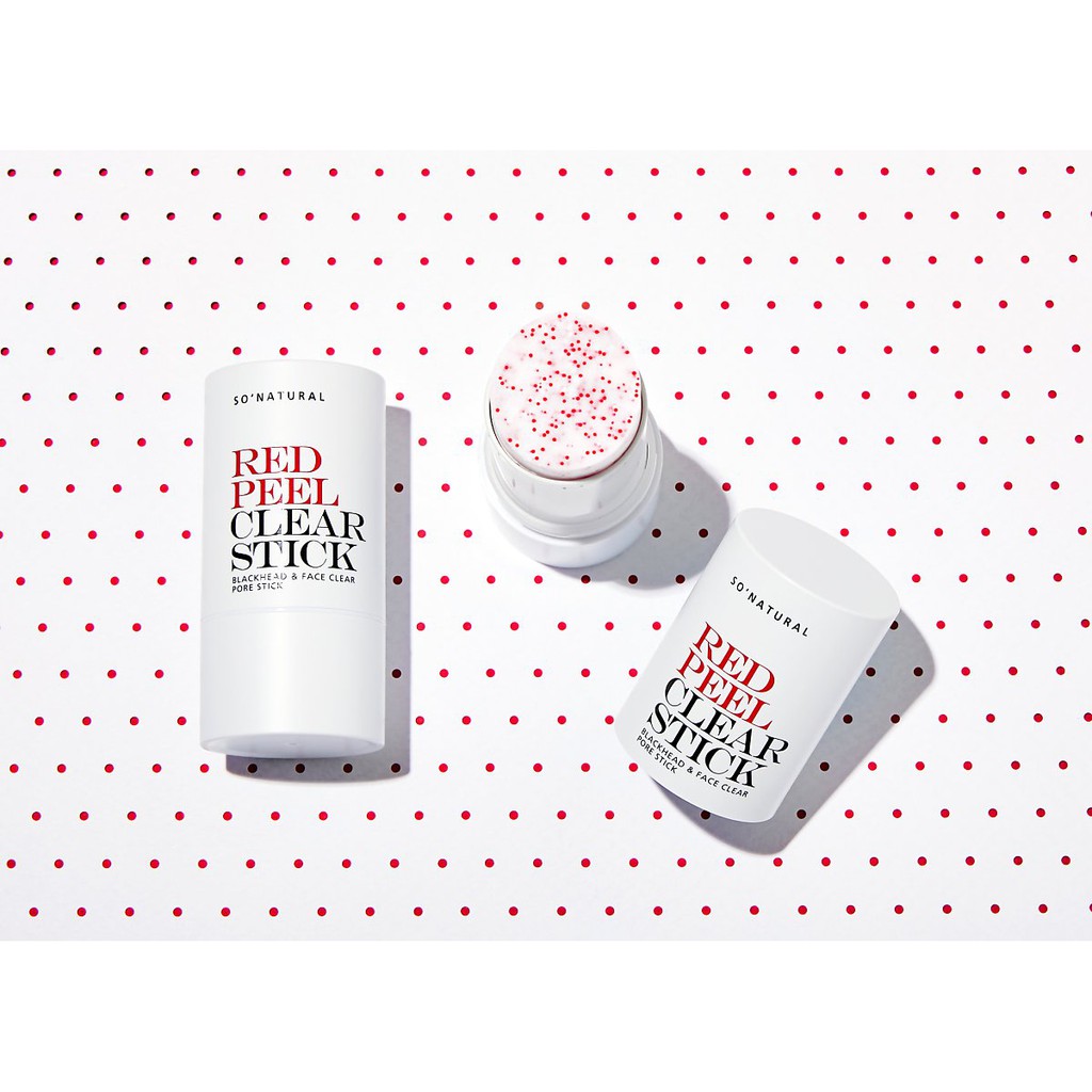 Thanh lăn mụn So’natural Red Peel Clear Stick | BigBuy360 - bigbuy360.vn