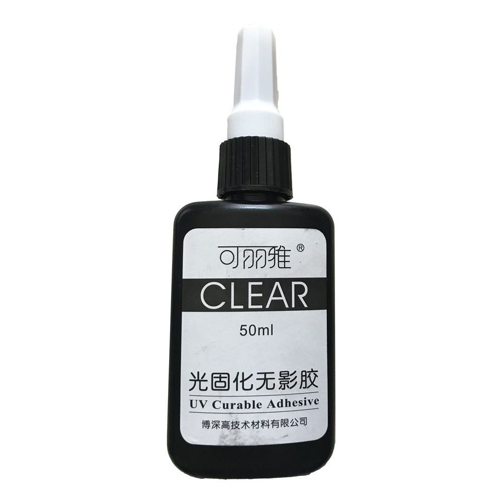 Keo UV dán Kính, Thép, Mica trong suốt cao cấp keo sệt và nhanh khô BySun BB010 chai nhỏ 50ml ducthanhauto