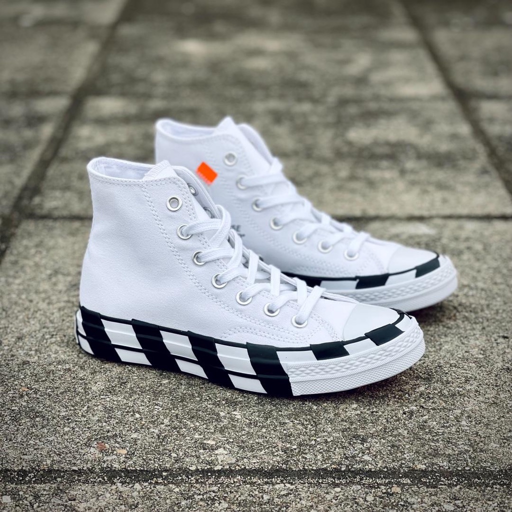 Giày Thể Thao Off-WHITE x Converse 2.0 OW 164 Vải Canvas Thiết Kế Cá Tính Cho Nam Và Nữ