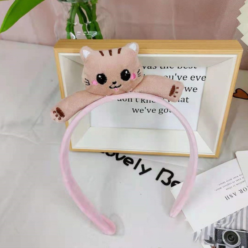 Băng Đô Cài Tóc Hình Thỏ / Bò Sữa Hoạt Hình Mềm Mại Đáng Yêu