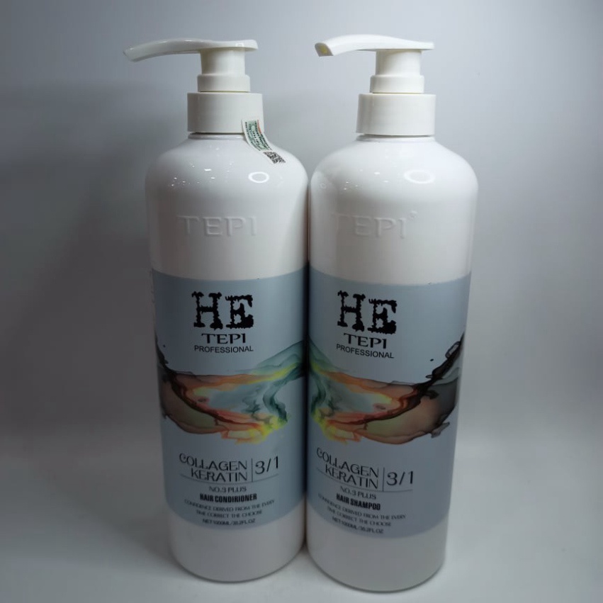 Cặp dầu gội xả tái sinh tóc HE Tepi 1000ml*2