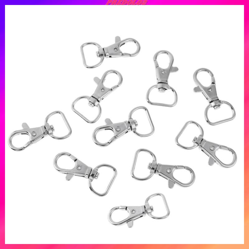 Set 10 móc khóa càng cua 10mm dùng làm trang sức