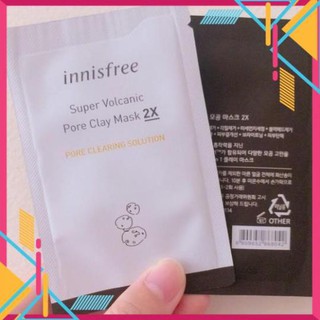 Sample mặt nạ Innisfree Super Volcanic Pore Clay Mask 2X