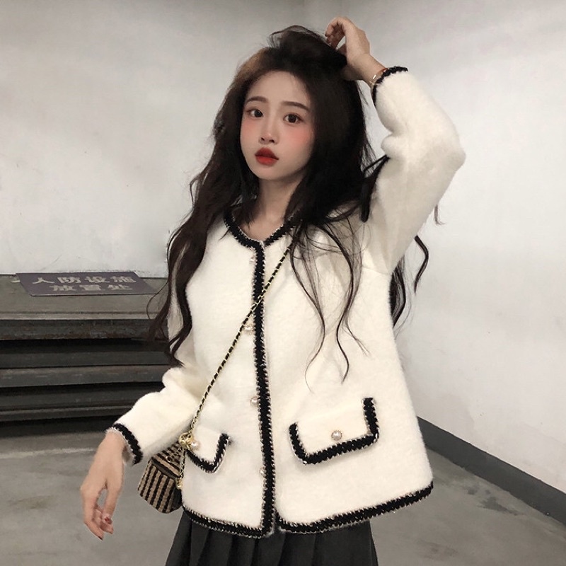 Áo Khoác len tay dài,trẻ trung, chất Len dày dặn, kiểu dáng Hàn Quốc - Hàng QC | BigBuy360 - bigbuy360.vn