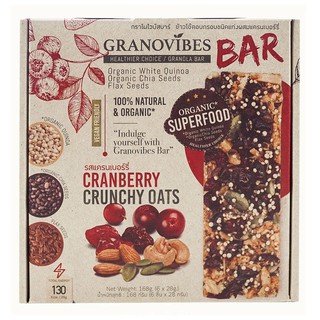 Thanh bar ngũ cốc Granovibes nam việt quất