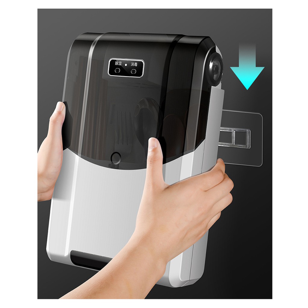 Máy sấy đũa thìa khử khuẩn cao cấp, hộp đựng đũa khử khuân tránh tình trạng ẩm mốc giúp bảo vệ sức khỏe | BigBuy360 - bigbuy360.vn