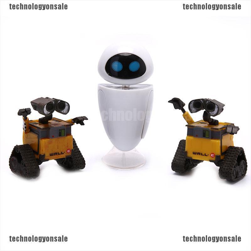 [Tech] Wall-E Robot Wall E & EVE PVC Action Figure Collection Model Toys Dolls