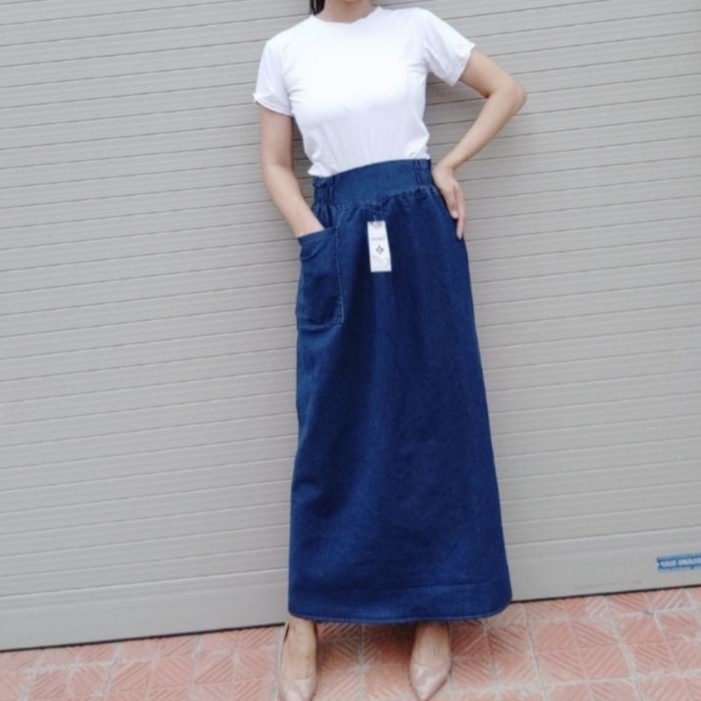 chân váy-quây váy-chống nắng bò nữ chống tia uv chất jean mềm mại co dãn 4 chiều-shop ku thóc | BigBuy360 - bigbuy360.vn