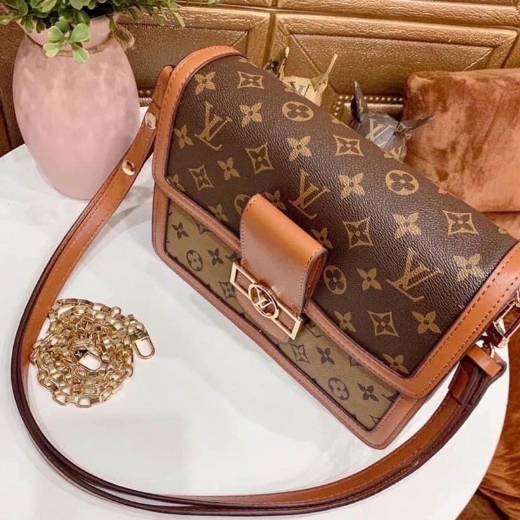 Túi xách nữ mã L03, đeo chéo, quai xách, túi hộp vuông, chất liệu da cao cấp, hàng quảng châu siêu đẹp