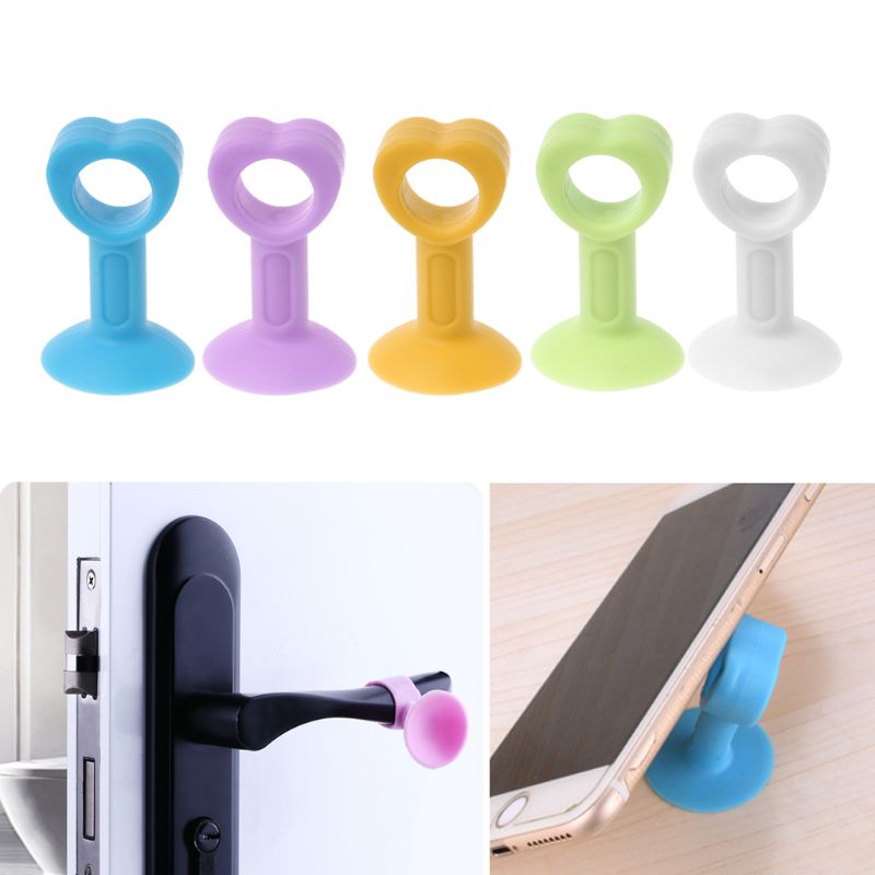 Dụng Cụ Chặn Cửa Bằng Silicone Co Giãn Dày Dặn Chống Mòn Tiện Dụng