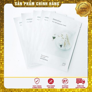 Mặt nạ giấy sâm mask sheet my real squeeze mask 20ml