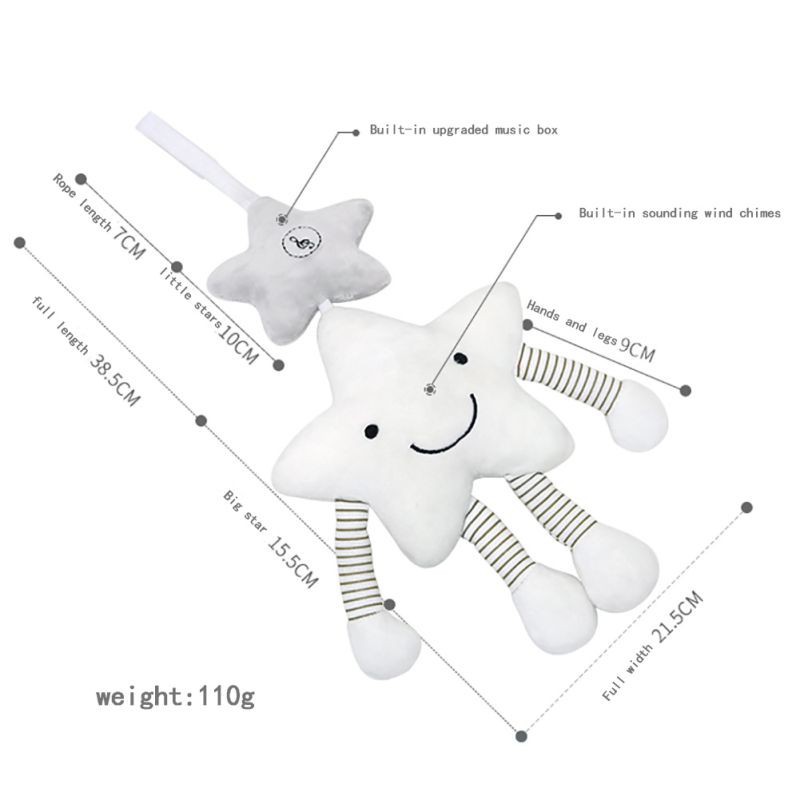 Đồ Chơi Thú Nhồi Bông Treo Xe Đẩy Em Bé