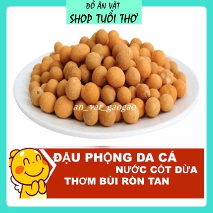[ Siêu Hot ]500g Đậu Phộng Da Cá FREESHIP Snack Nhân Phộng Nước Cốt Dừa Giòn Thơm Hấp Dẫn