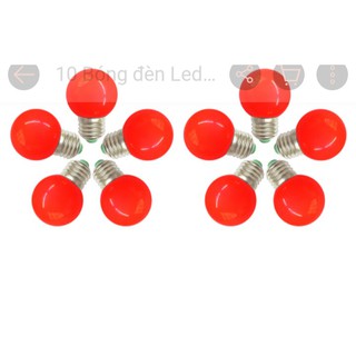 BÓNG LED CHANH NHIỀU MÀU ĐUI E27