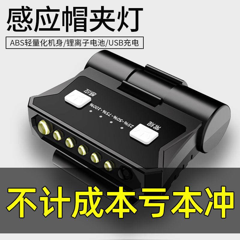 Đèn LED Gắn Mũ Lưỡi Trai Siêu Sáng Chống Thấm Nước Có Thể Sạc Lại