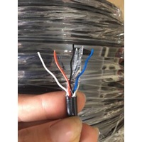 Cáp mạng 4 lõi đồng nguyên chất  có dây gia cường,cuộn 500m chuyên dụng cho lắp Camera IP