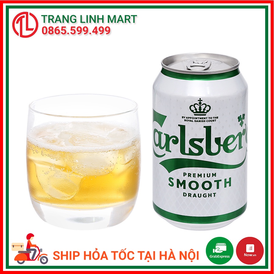 Bia Carlsberg Smooth Draught 330ml