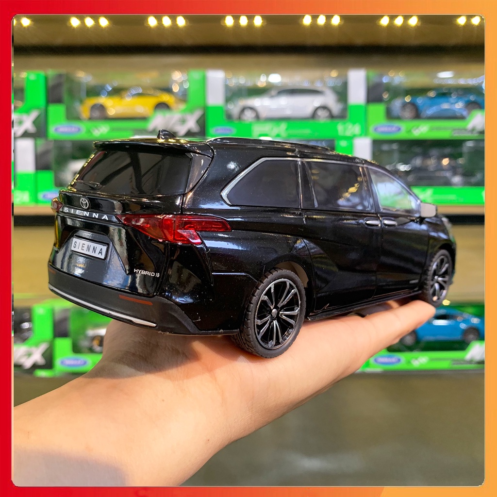 Mô hình xe Toyota Sienna MPV tỉ lệ 1:24 hãng HongSen