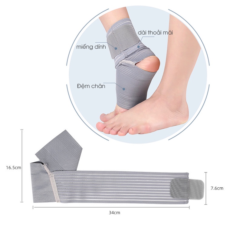 Dây Băng Cuốn Thể Thao Bảo Vệ Chân Tay, Mắt Cá, Cổ Chân Chống Bong Gân