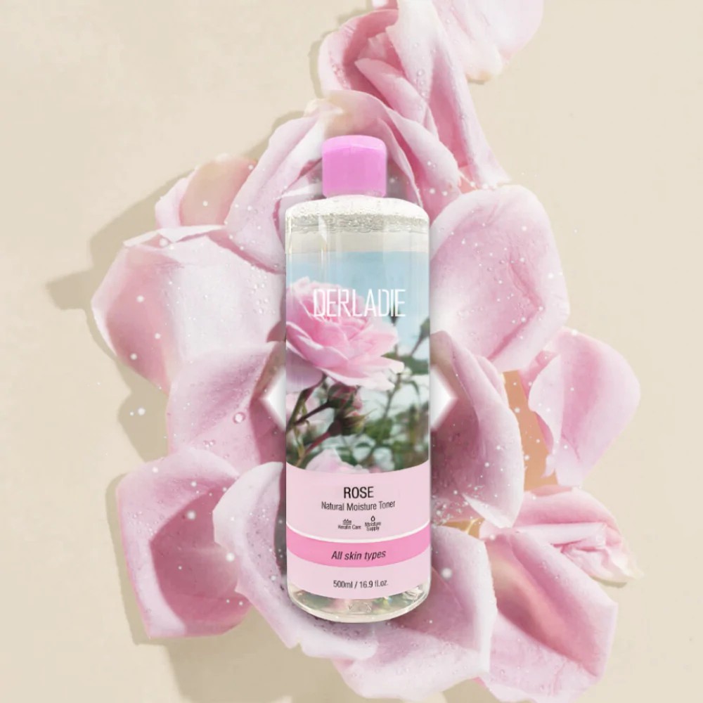 Nước Cân Bằng Derladie Rose Natural Moisture Toner 500ml