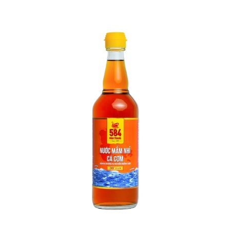 THÙNG 6 CHAI THUỶ TINH NƯỚC MẮM 584 NHA TRANG 30 ĐỘ ĐẠM 510ML