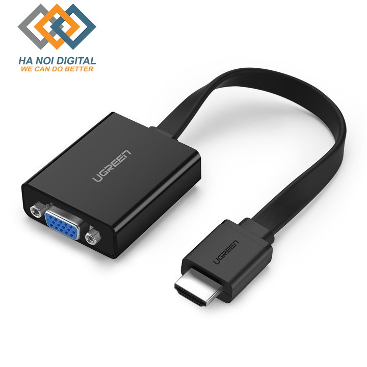 Mua Cáp chuyển đổi HDMI sang VGA dây dẹt tích hợp cổng Audio 3.5mm ...