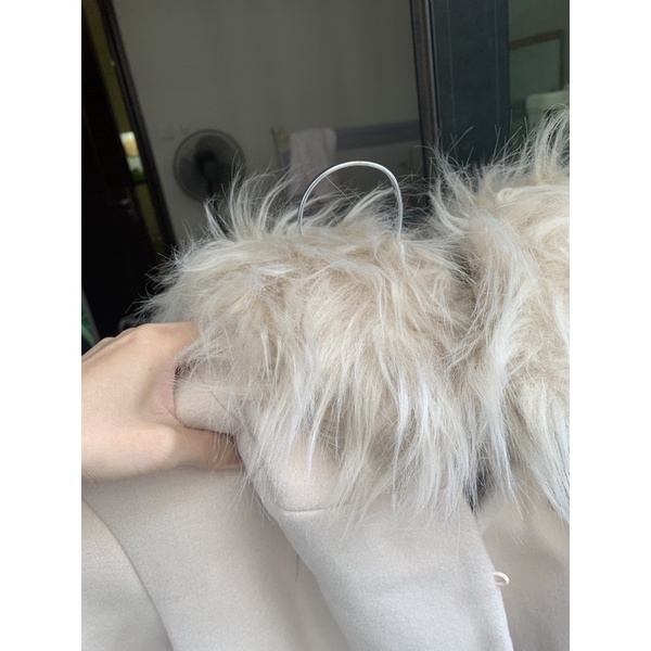 ❤️ Áo khoác dạ HM mũ lông có SẴN săn sale