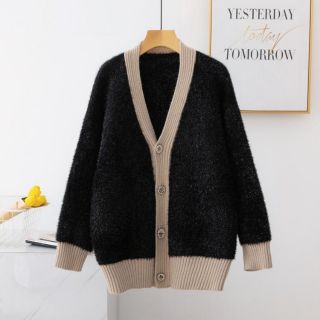 ÁO KHOÁC LEN NHŨ KIM TUYẾN CÀI NÚT