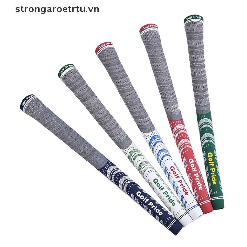 【strongaroetrtu】 1pc Colorful Golf Pride Core Golf Grip Rubber Golf Iron Grips Equipment .