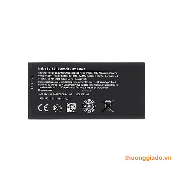 PIN NOKIA X2 (2 SIM)_NOKIA BV-5S ORIGINAL BATTERY