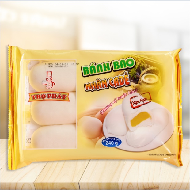 Bánh Bao nhân Cadé THỌ PHÁT FOOD 240gr