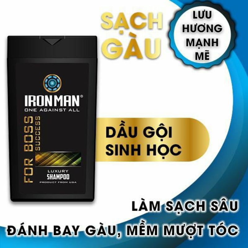 dầu gội đầu ironman 650g