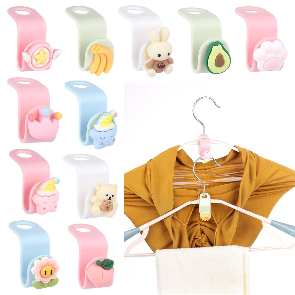 MUVAKO Móc Treo Quần Áo Mini Hình Chữ S Giá Đỡ