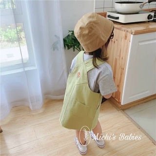 Set yếm hồng chấm bi cho bé