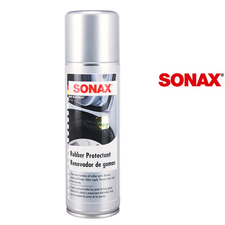 Sản Phẩm Chai xịt bảo dưỡng cao su, ron cửa và lốp xe ô tô, 300ml. Thương hiệu Sonax 340200