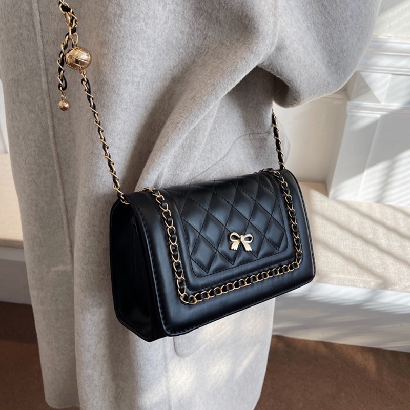 Túi đeo chéo vai họa tiết hình thoi thời trang sành điệu cho nữ