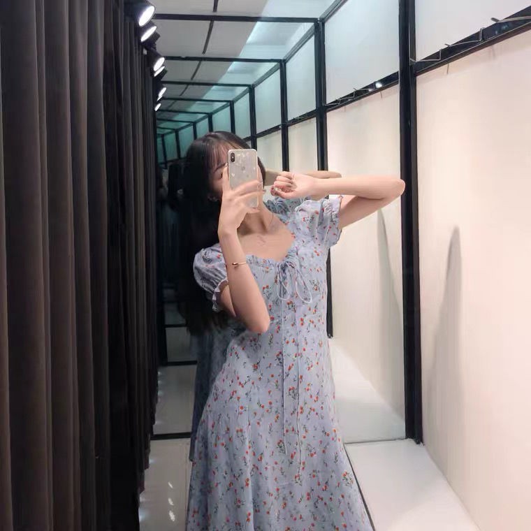 Đầm ôm Tay Lửng Họa Tiết Hoa Thời Trang Thanh Lịch | BigBuy360 - bigbuy360.vn