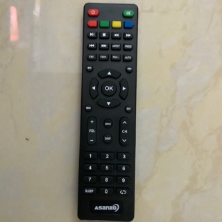 Điều khiển tivi led Asanzo ( mẫu 1)