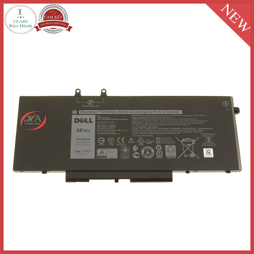 Pin Dell Precision 3541 3551 3540 3550 R8D7N 3HWPP