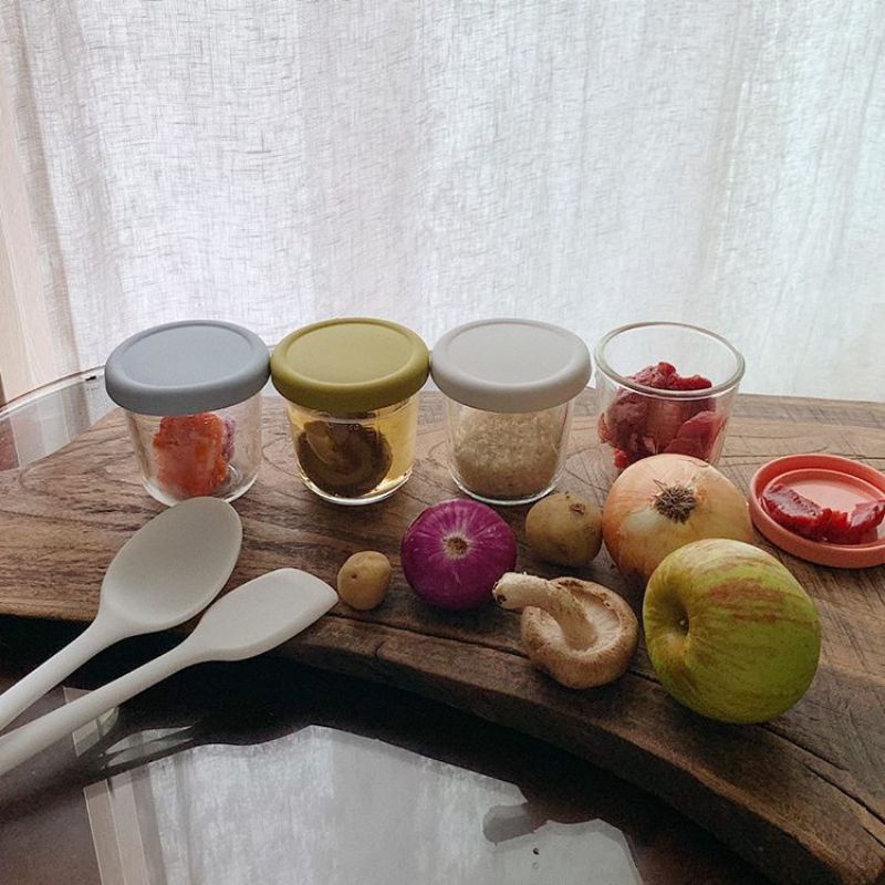 HỘP TRỮ ĐỒ ĂN DẶM, HỘP ĐỰNG THỨC ĂN, HỘP TRỮ SỮA THỦY TINH BONBON DAILYLIKE HÀN QUỐC CHO BÉ