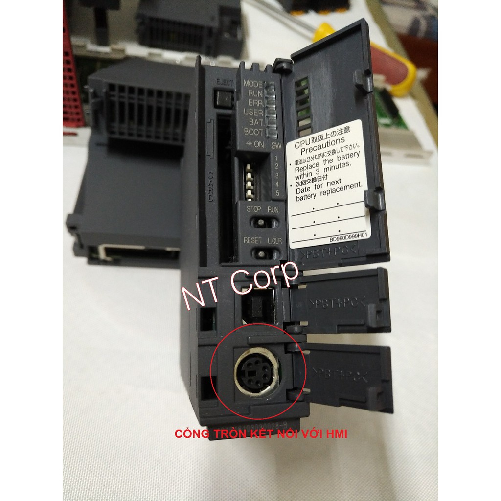 QC30R2 Cáp kết nối PLC Q cổng tròn với HMI Got1000 Got2000 qua cổng RS-232