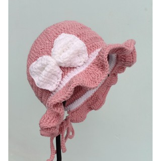 Nón len bèo kiểu tiểu thư cho bé yêu - Dương liễu handmade