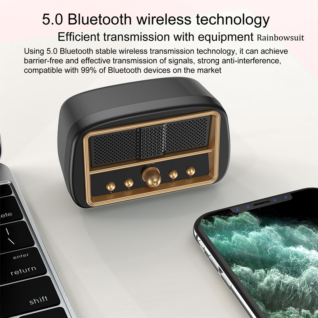 Loa Bluetooth 5.0 Không Dây Mini Rb- Hm13